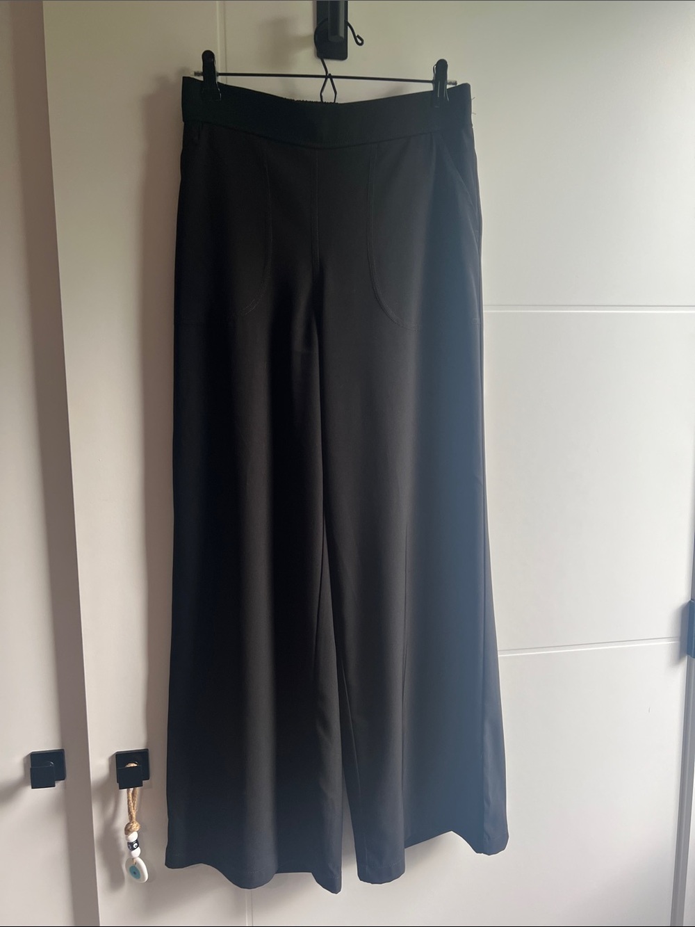 Black Wide-Leg Women's Pants